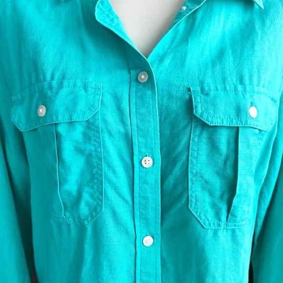 Woman’s Express Button Down Dress Shirt Sz. S - Picture 2 of 5